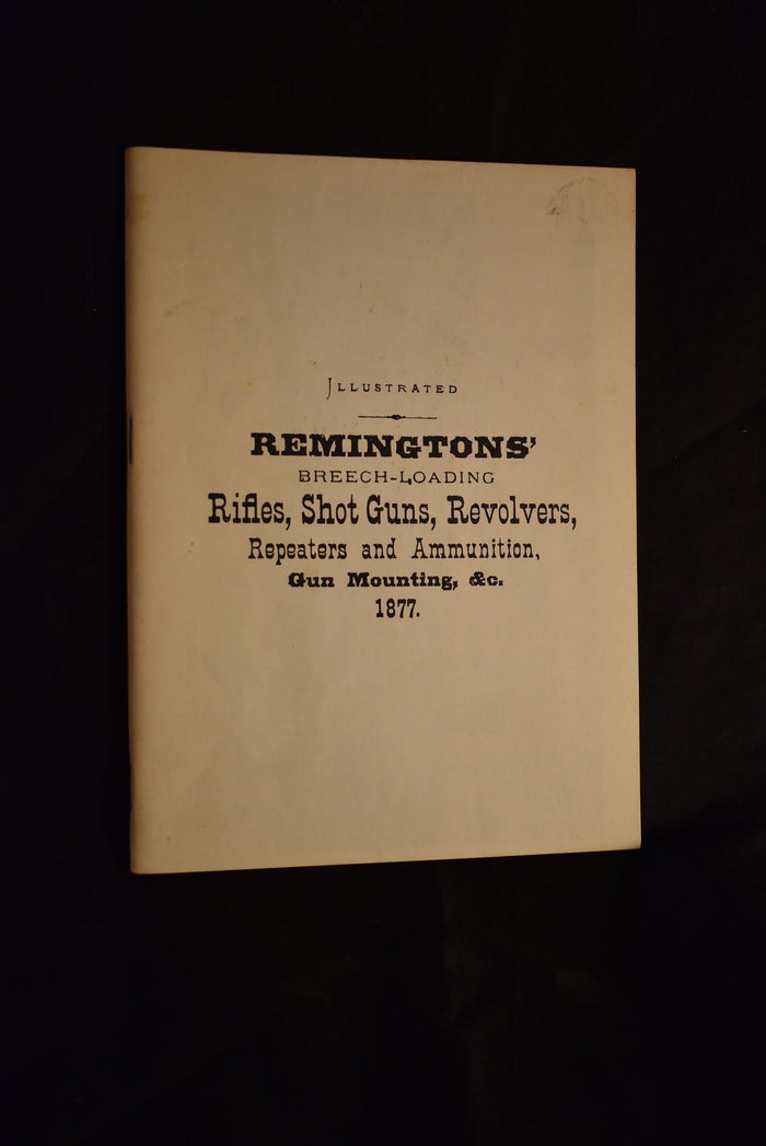 E. Remington & Sons 1877 Price List