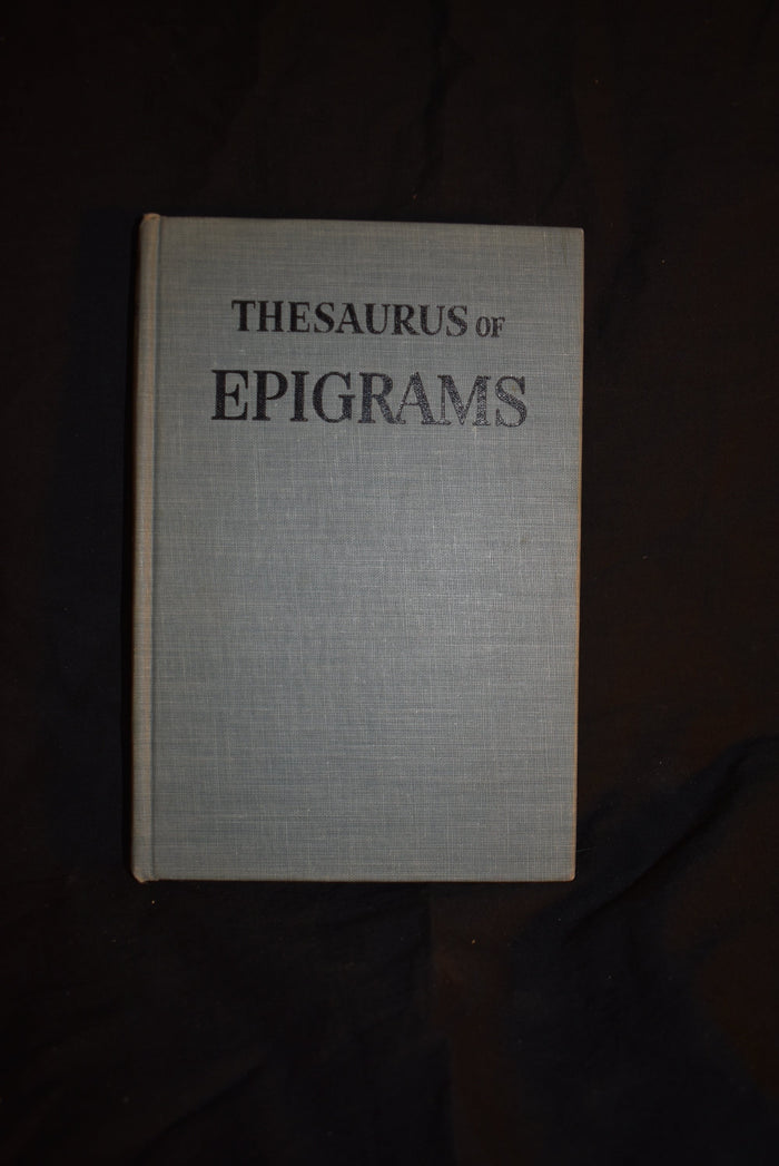 Thesaurus of Epigrams