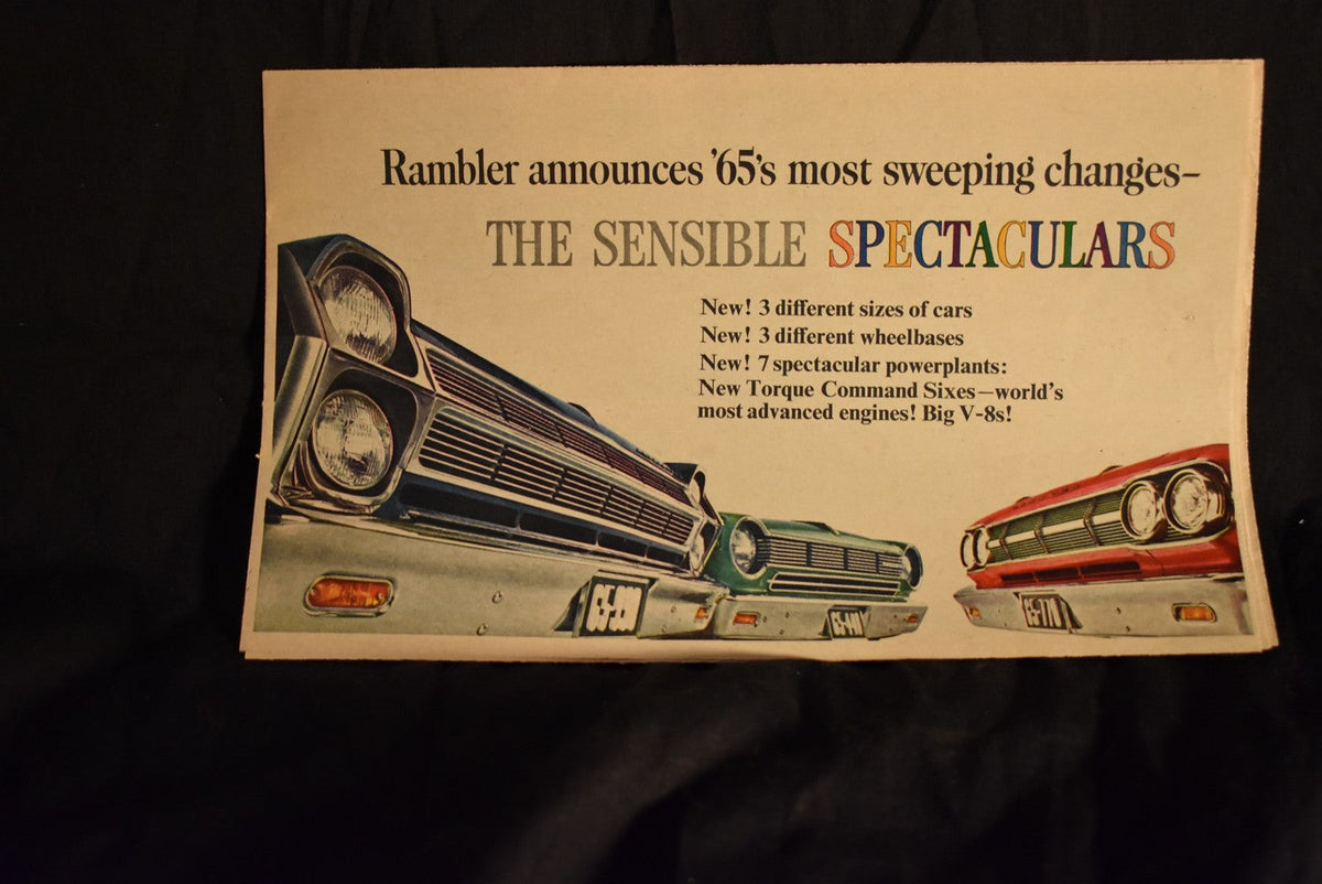 Rambler announces '65's most sweeping changes - The Sensible Spectaculars