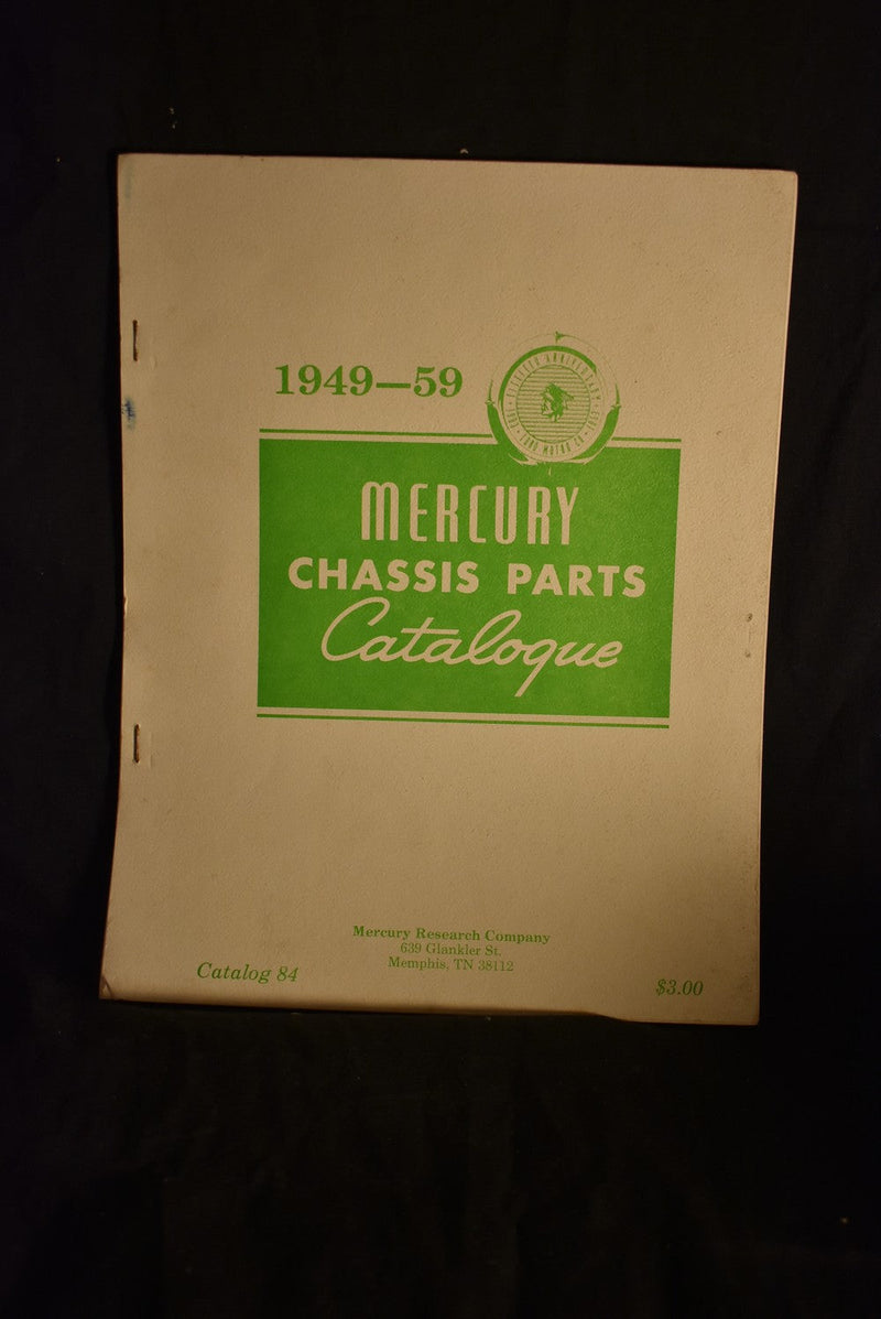 1949-59 Mercury Chassis Parts Catalogue