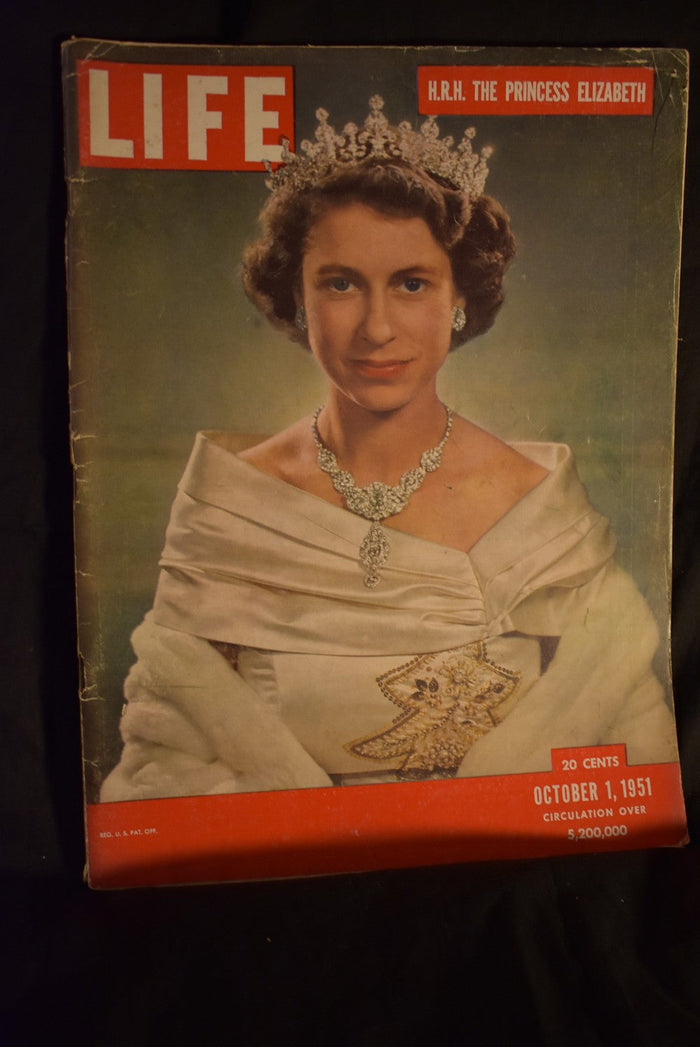 Life Magazine: October 1, 1951 : H.R.H The Princess Elizabeth