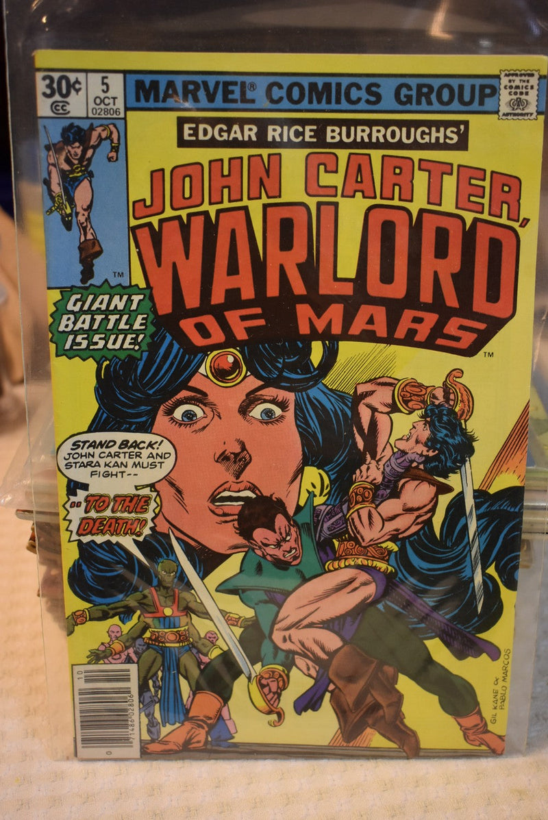 John Carter Warlord of Mars#5 1977