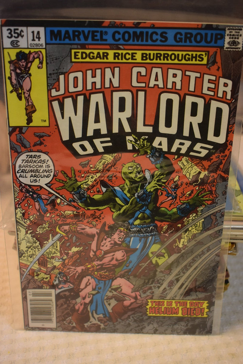 John Carter Warlord of Mars. #14 1978