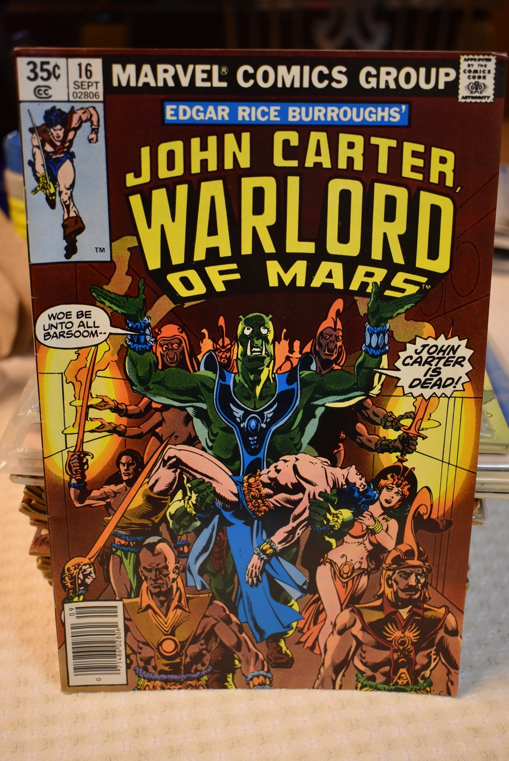 John Carter Warlord of Mars. #16 Sept. 1978