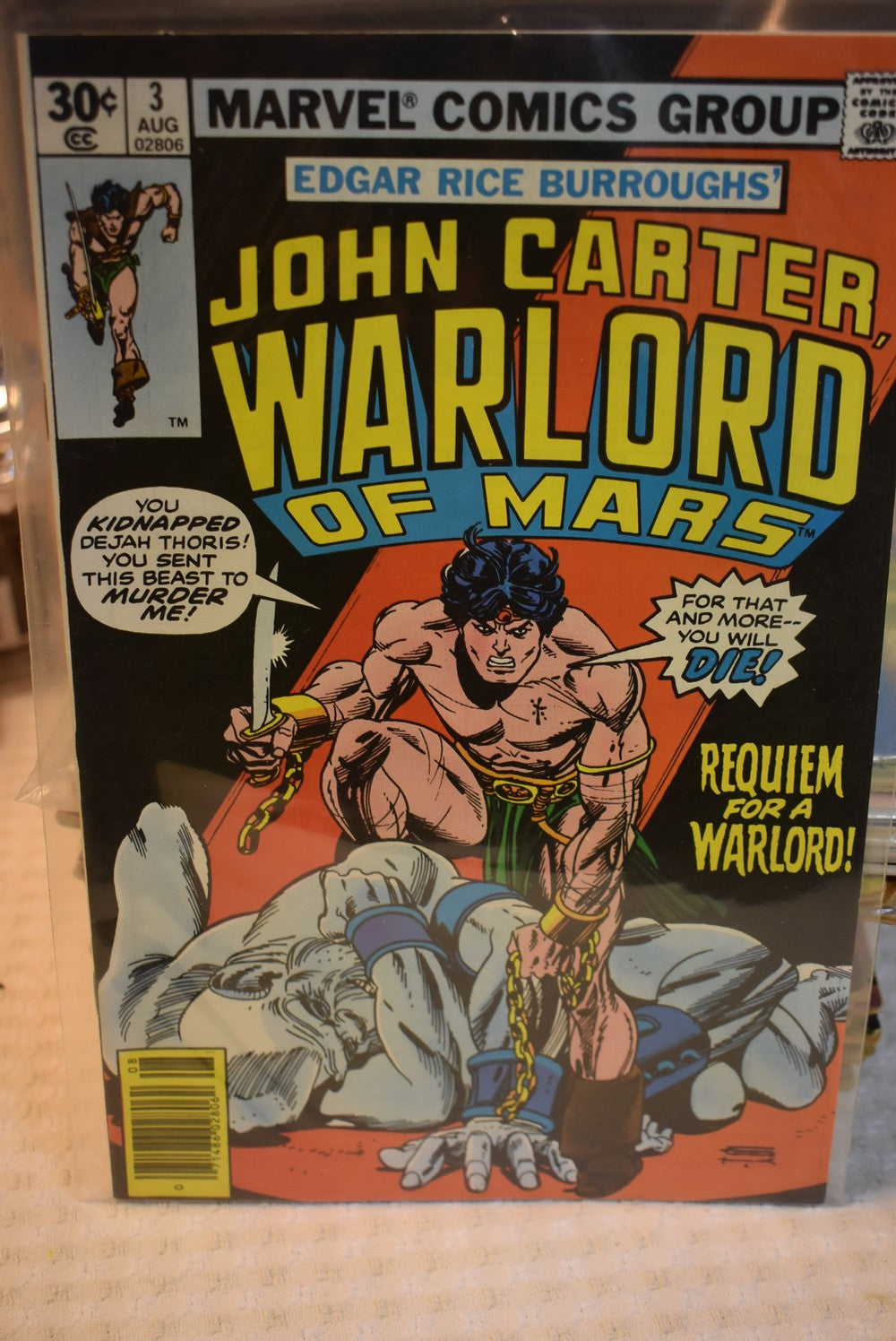 John Carter Warlord of Mars #3 August 1977