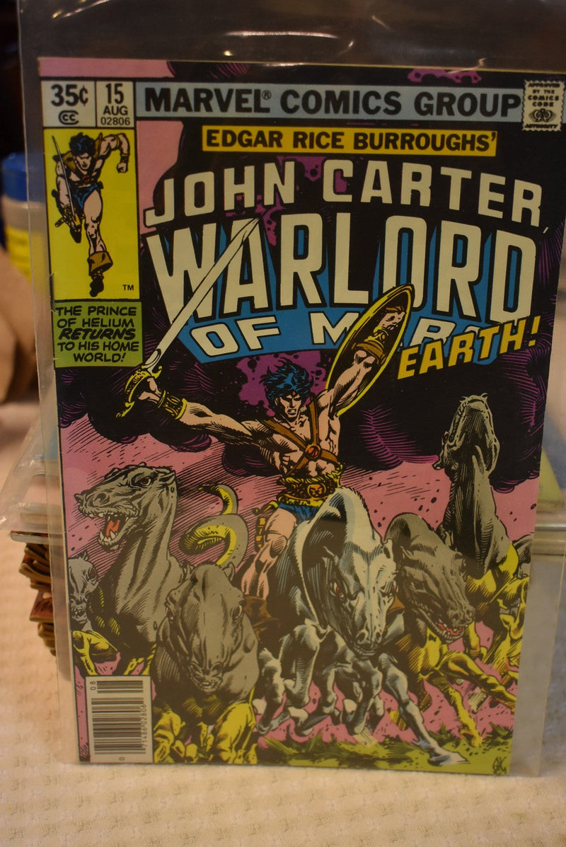 John Carter Warlord of Mars #15 August 1978