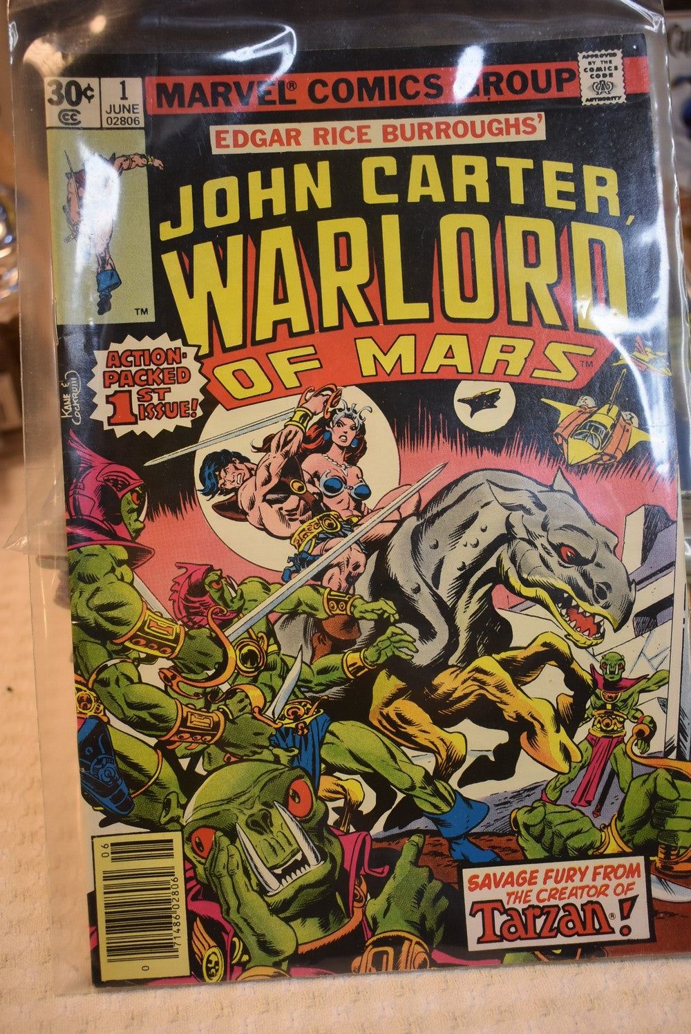 John Carter Warlord of Mrs #1 June 1977