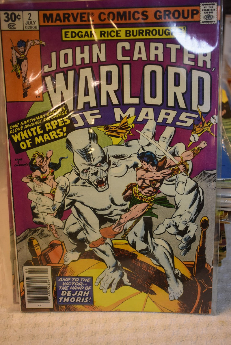 John Carter Warlord of Mrs #2 July 1977