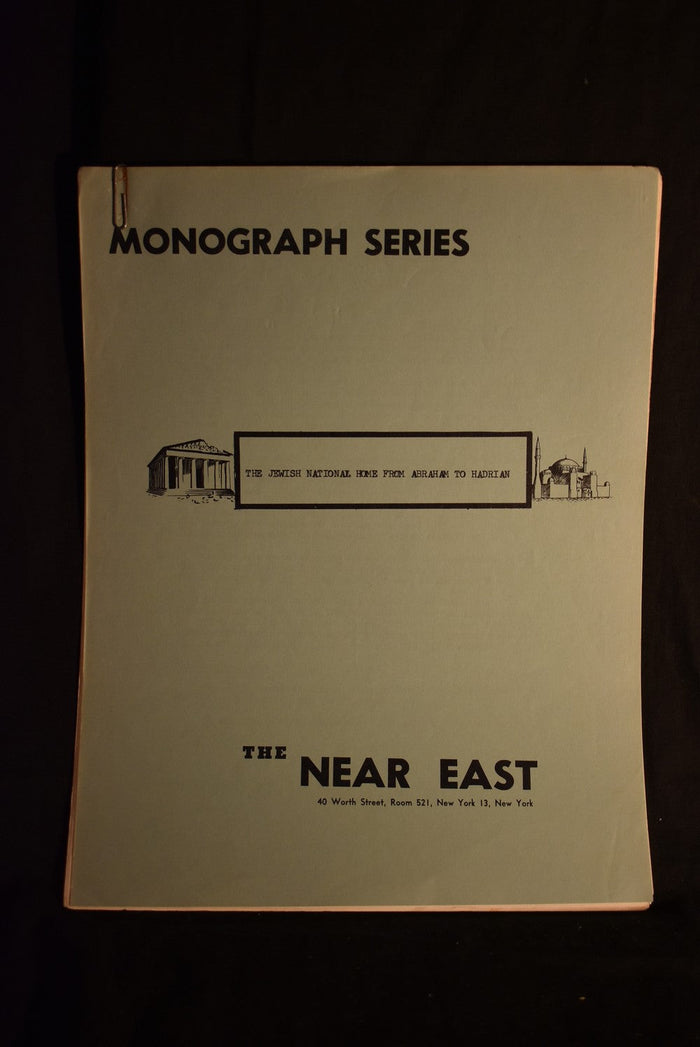 The Jewish National Home From Abraham to Hadrian