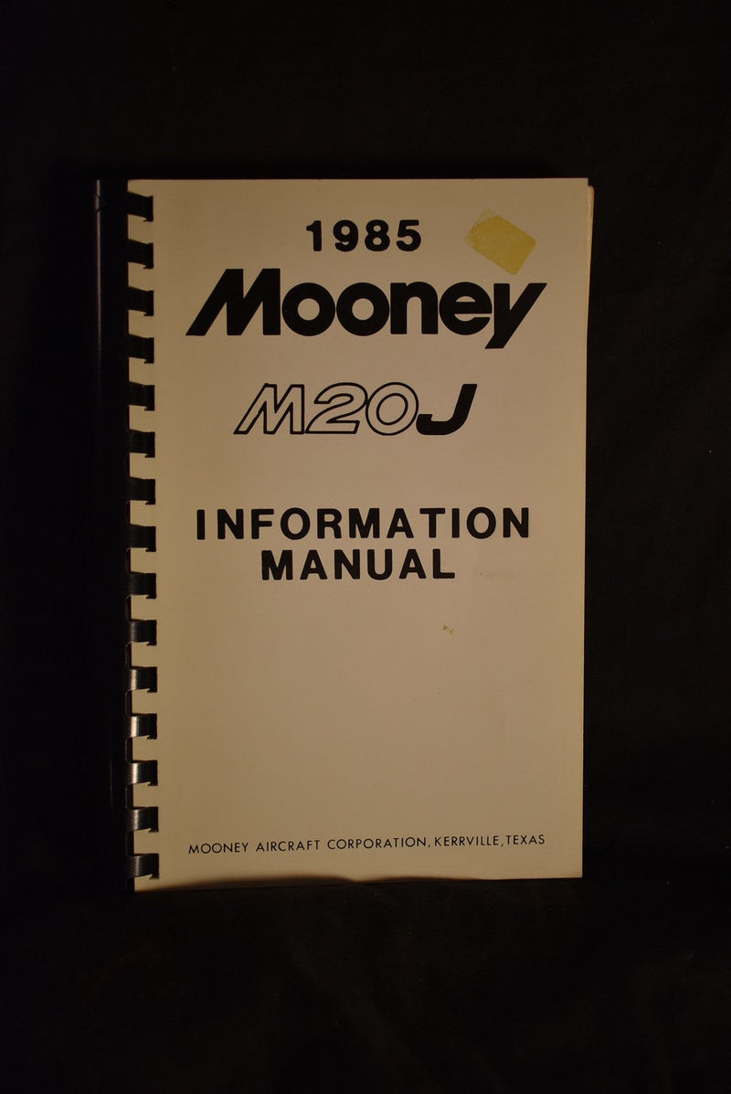 1985 Mooney M20J Information Manual