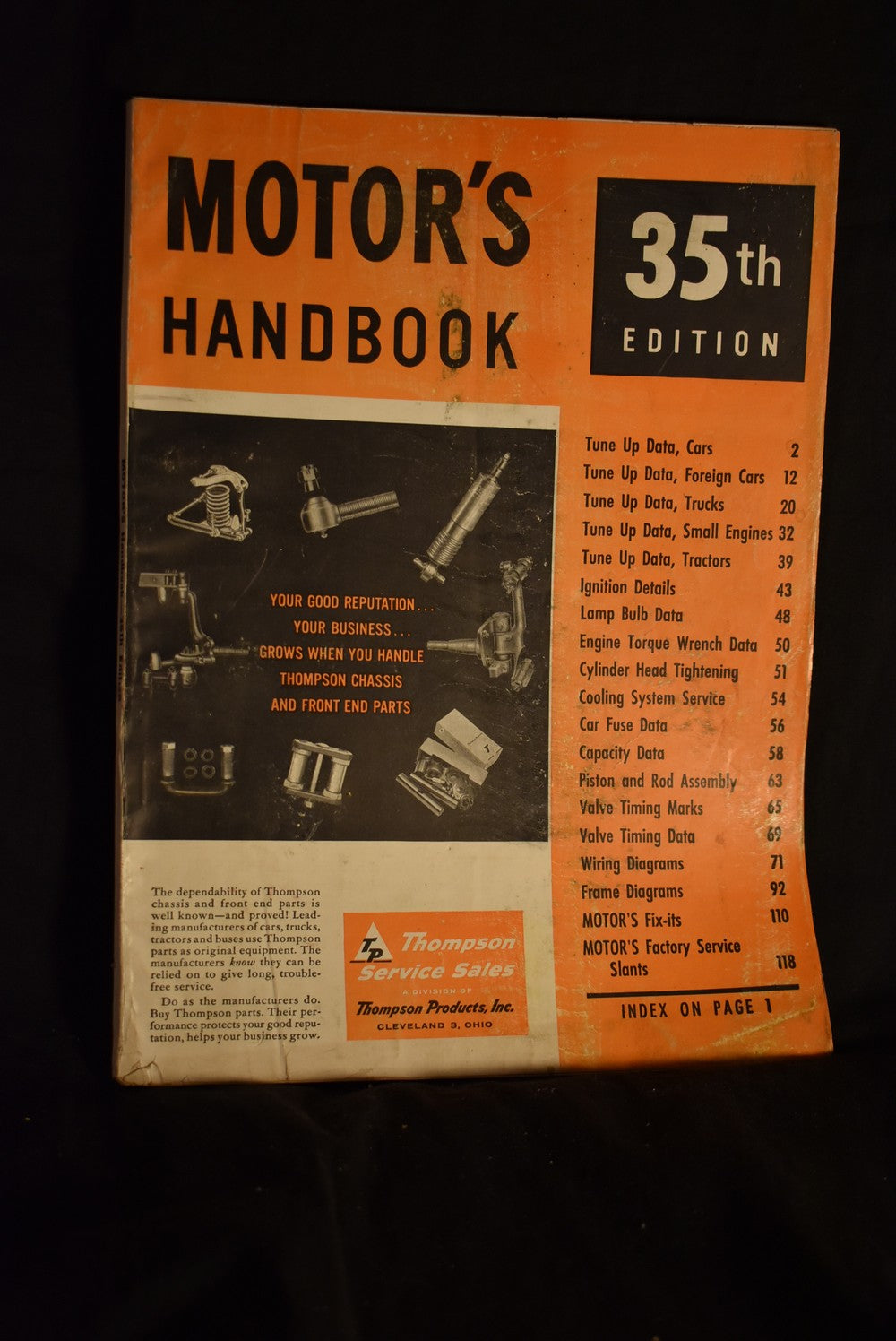 Motor's Handbook - 35th Edition - 1958