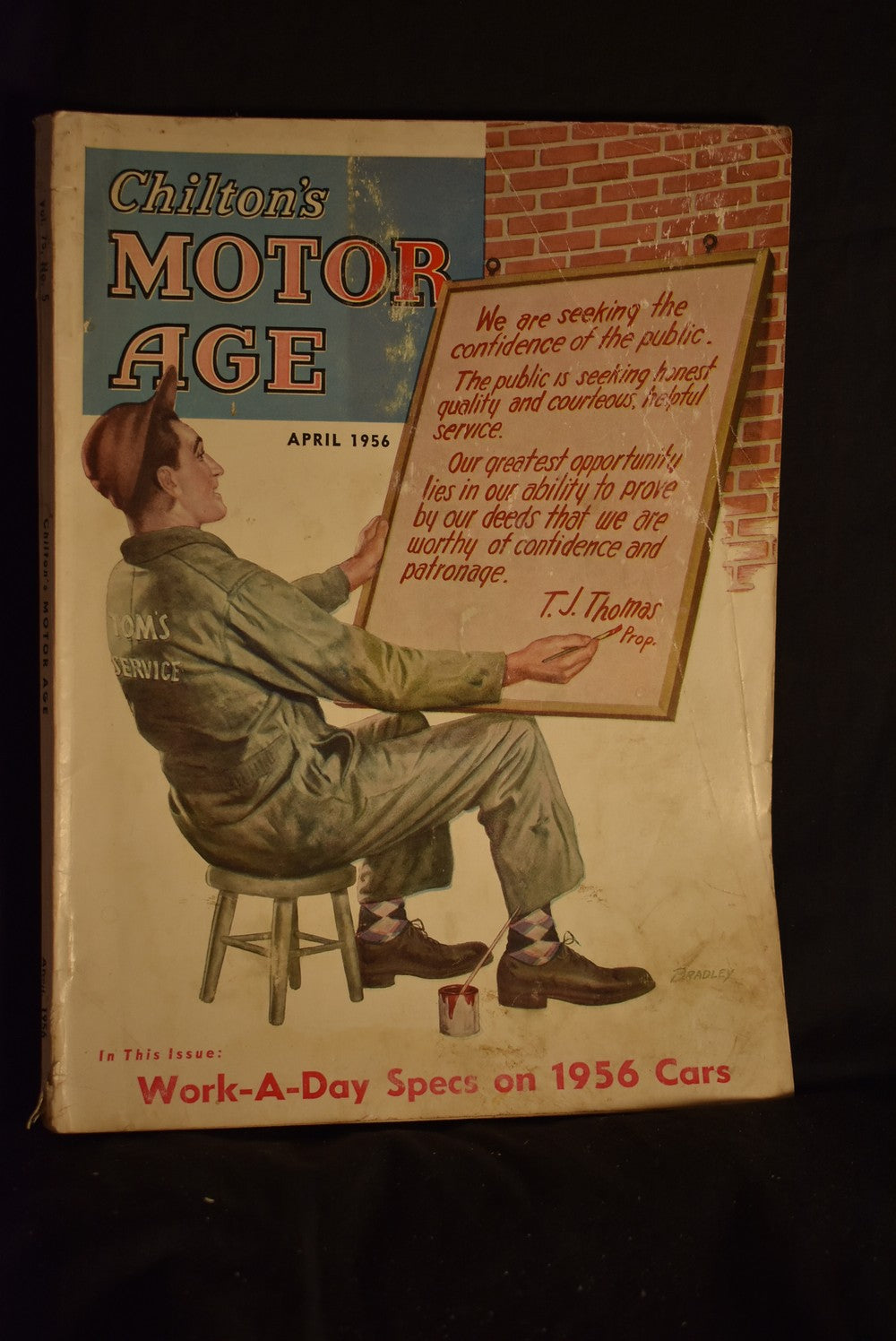 Chilton's Motor Age April 1956