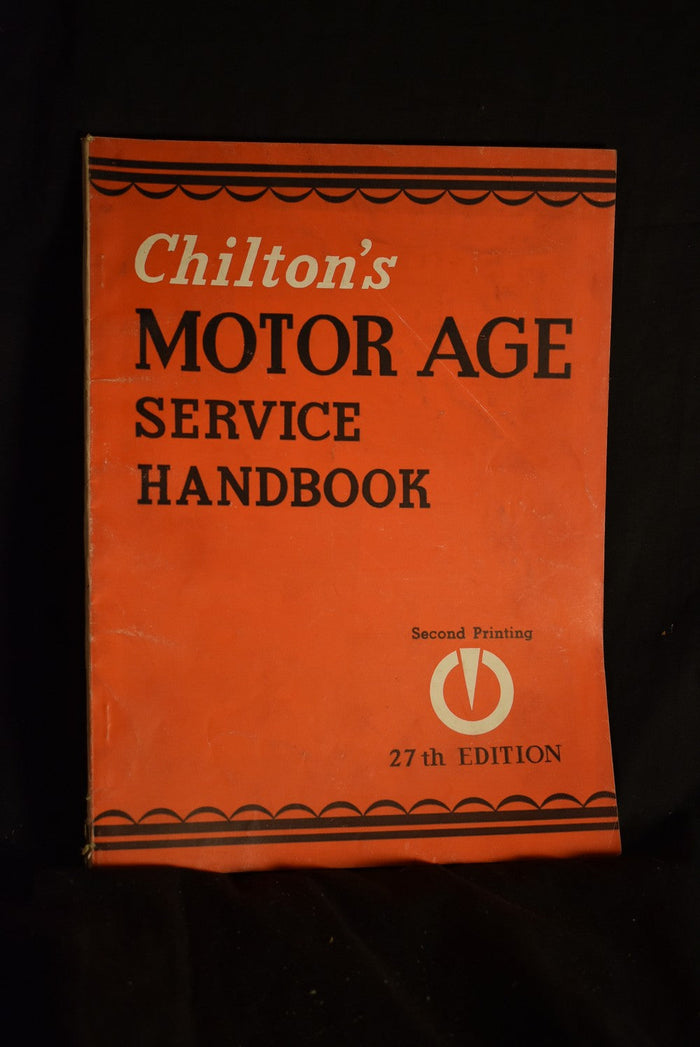 Chilton's Motor Age Service Handbook 1950