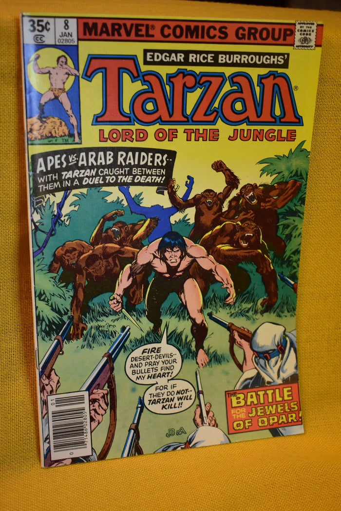 Tarzan Lord of the Jungle. #8 Jan. 1978