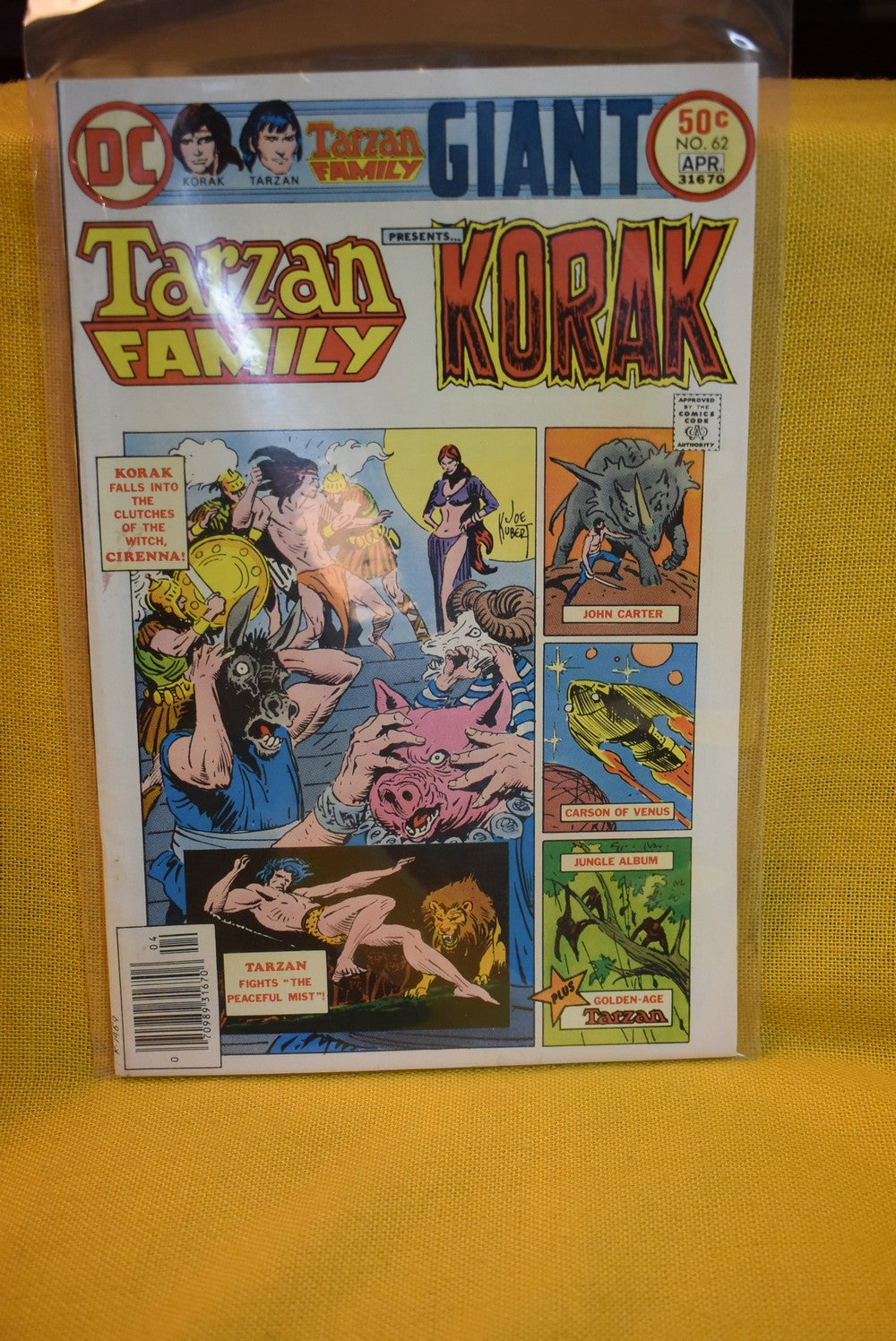 Tarzan Family Presents Korak. #62 April 1976