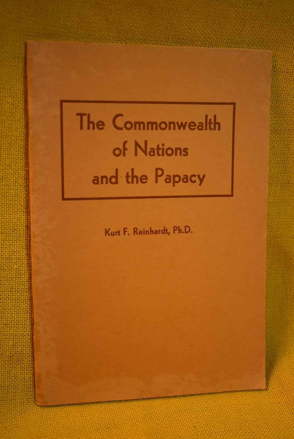 The Commonwealth of Nations and the Papacy