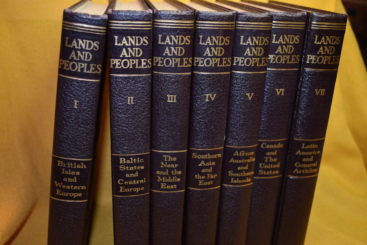 Lands and People: The World in Color - 7 Volume Set.