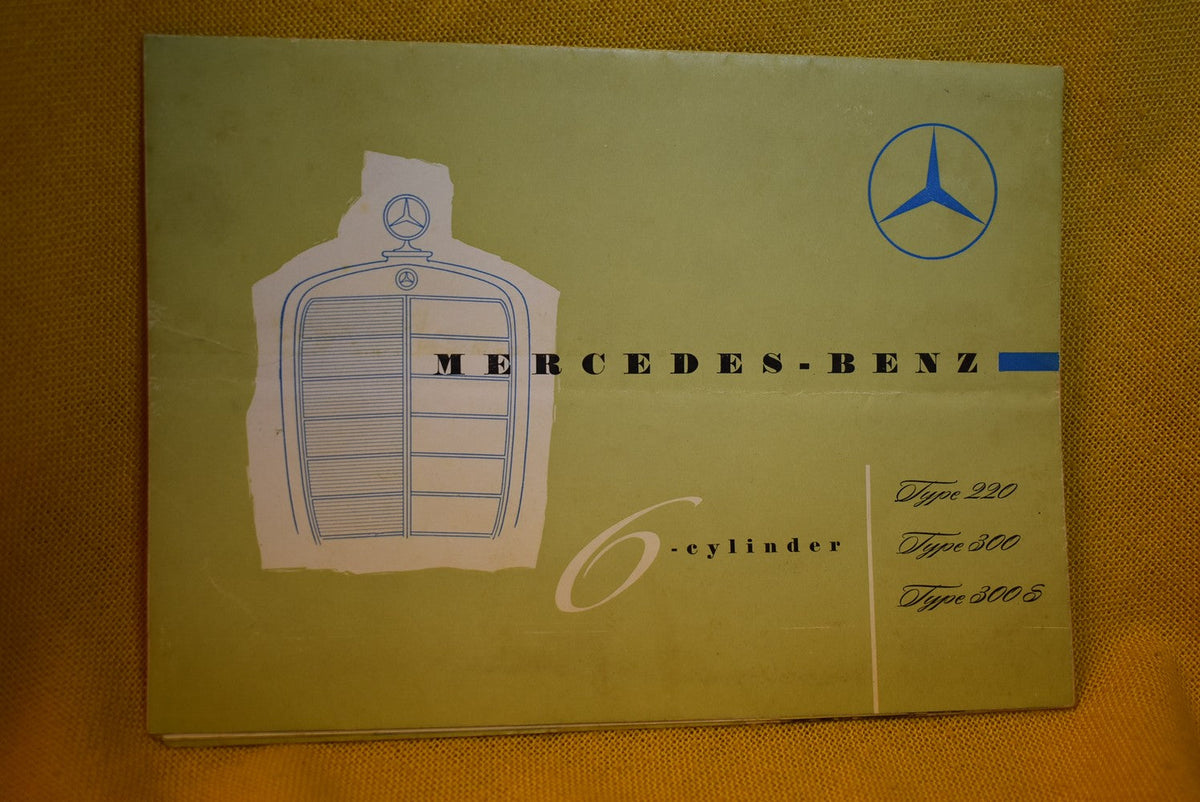 Mercedes Benz 6cyl - 1954 Brochure