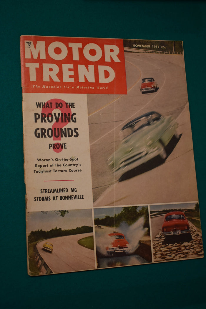 Motor Trend - November 1951