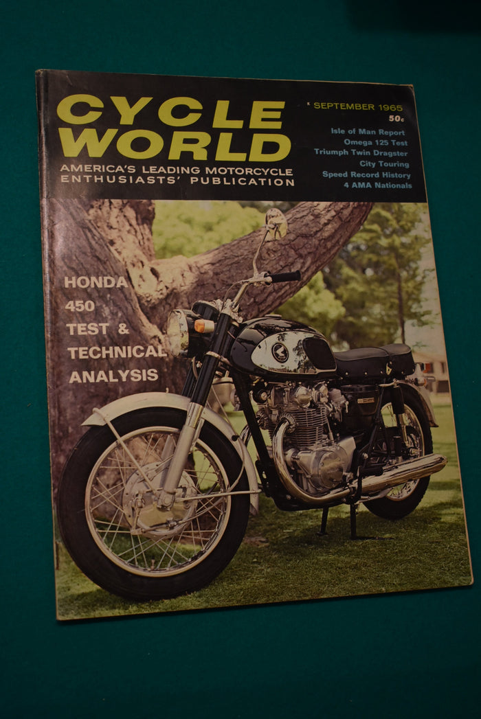 Cycle World - September 1965