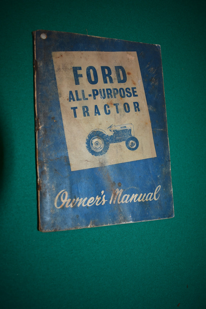 Ford All-Purpose Tractor - Owner's Manual