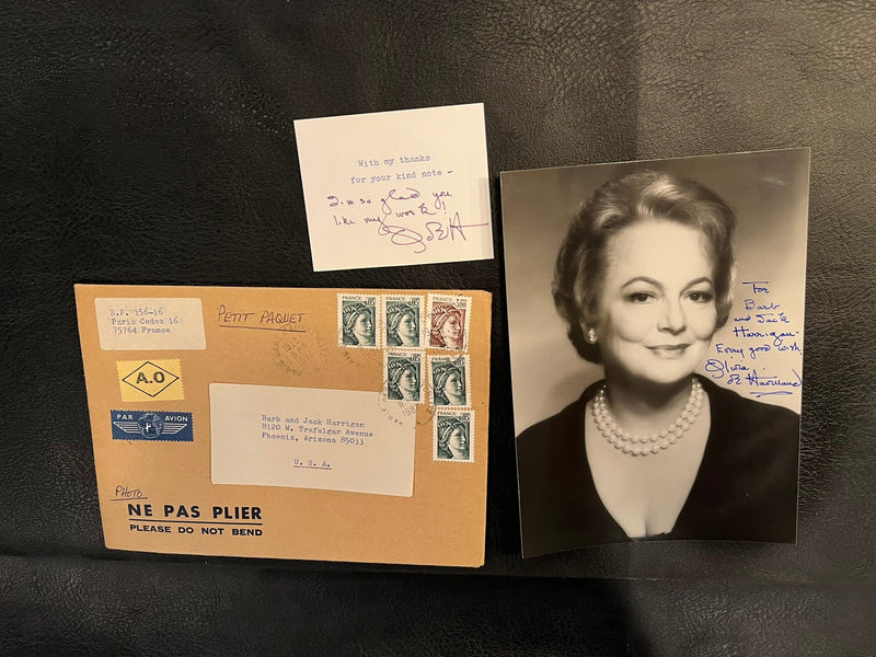 Olivia de Havilland autograph