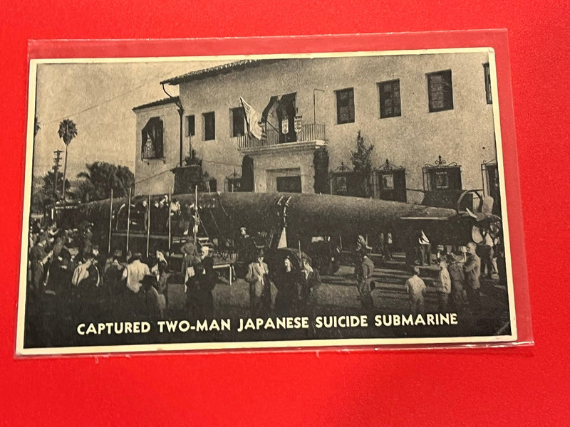 Captured 2 man Japanese Suicide Submarine