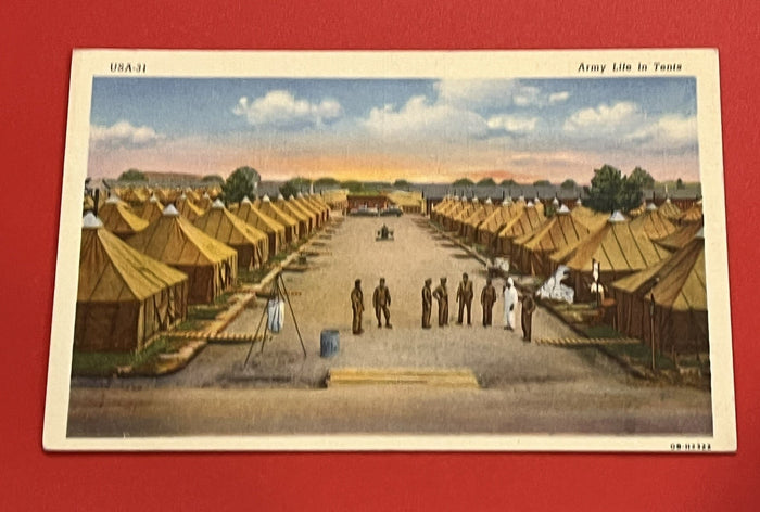 Army Life in Tents