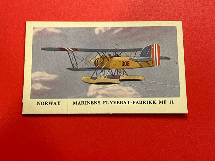 Norwegian Biplane card