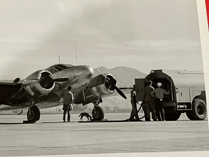 Generals Plane being refueled