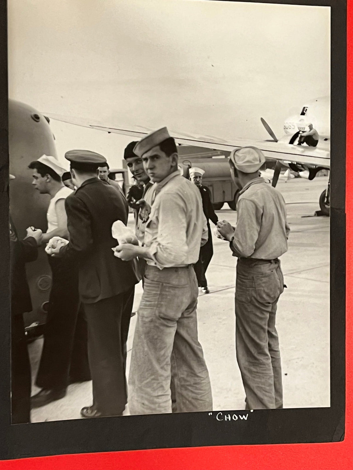 Chow Time at the Naval Air Station