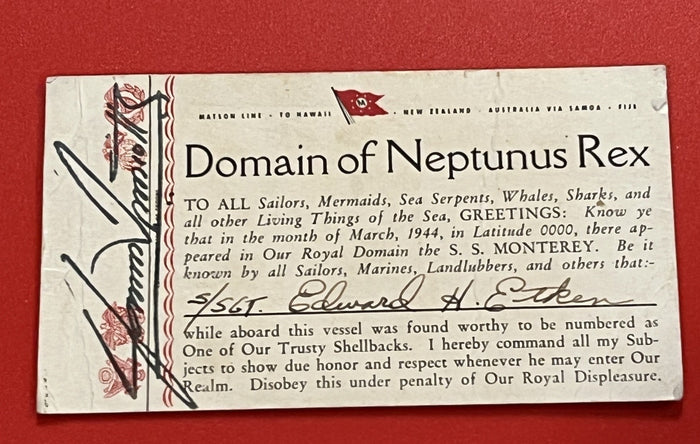 Domain of Neptunus Rex Card