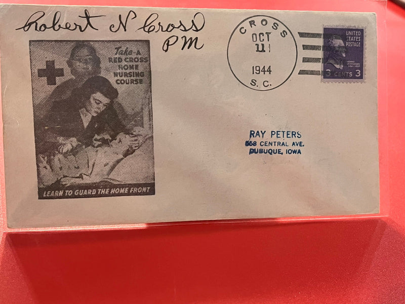 Patriotic WWII Envelope - learn to guard the home front