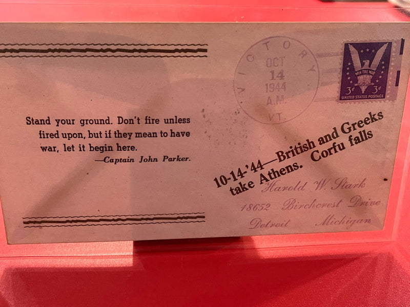 Patriotic WWII Envelope - stand your ground