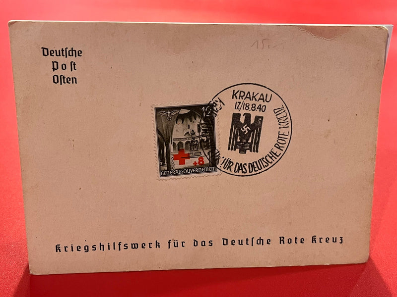 Occupied Poland German Post Card