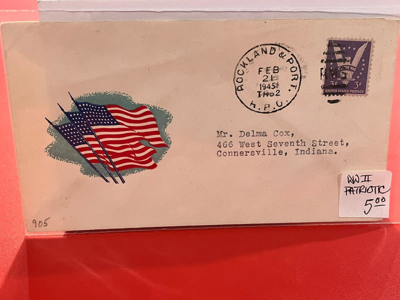 Patriotic WWII Envelope