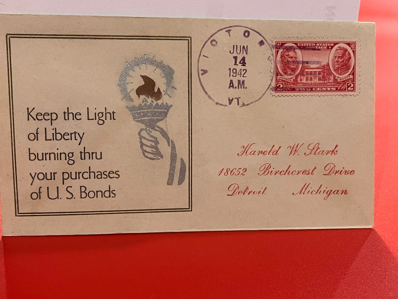 Patriotic WWII Envelope