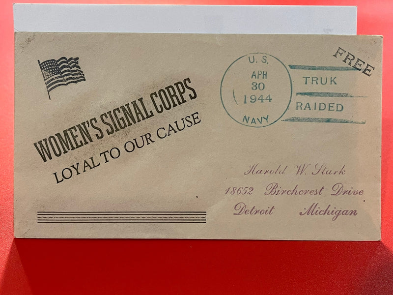 WWII Patriotic cover - Women's Signal Corps