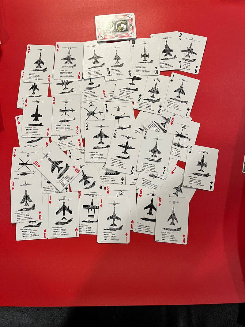 Aircraft Recognition Playing Cards  44-2-10