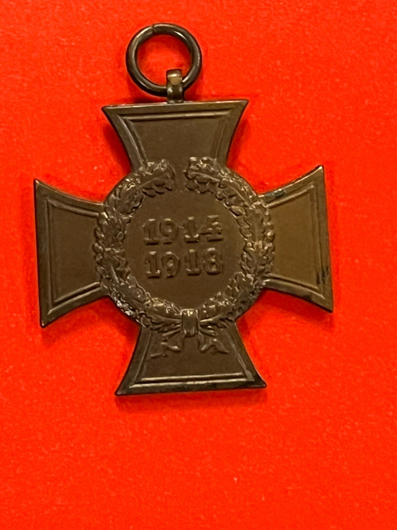 WWI  German "Cross of Honor"