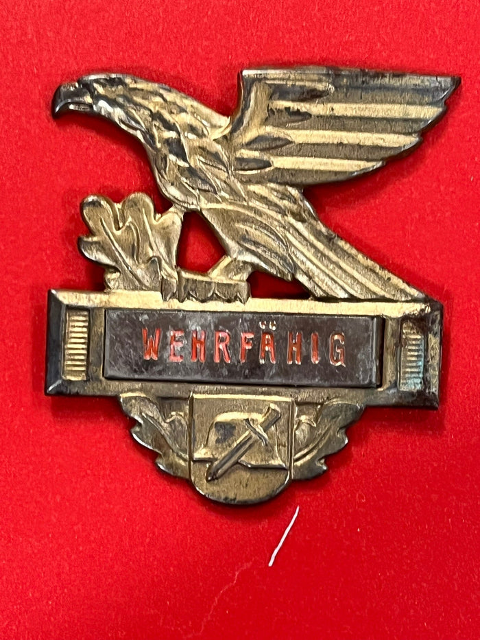 Nazi "Fit for Work" Badge