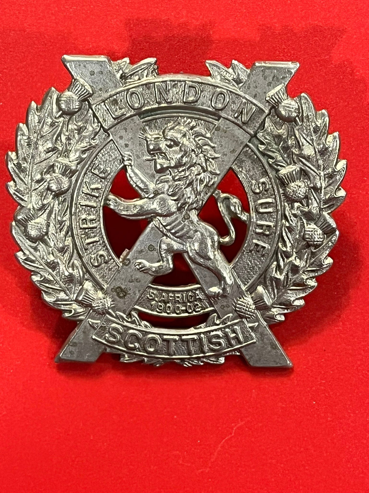 London Scottish Glengarry Badge