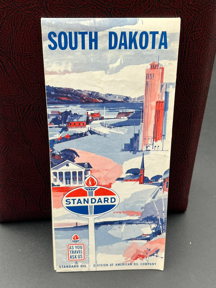 Standard Oil map of South Dakota