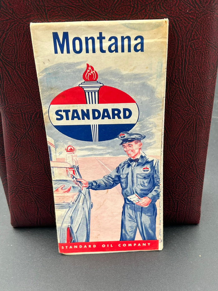 Standard Oil Map of Montana