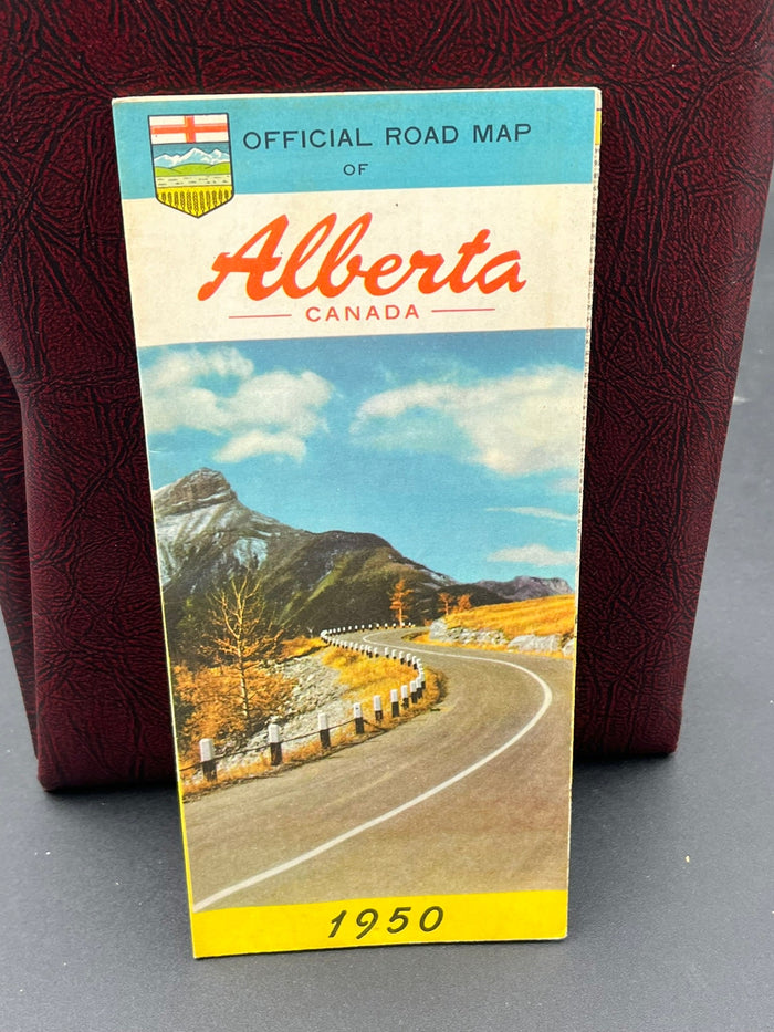 Official road map of Albert Canada