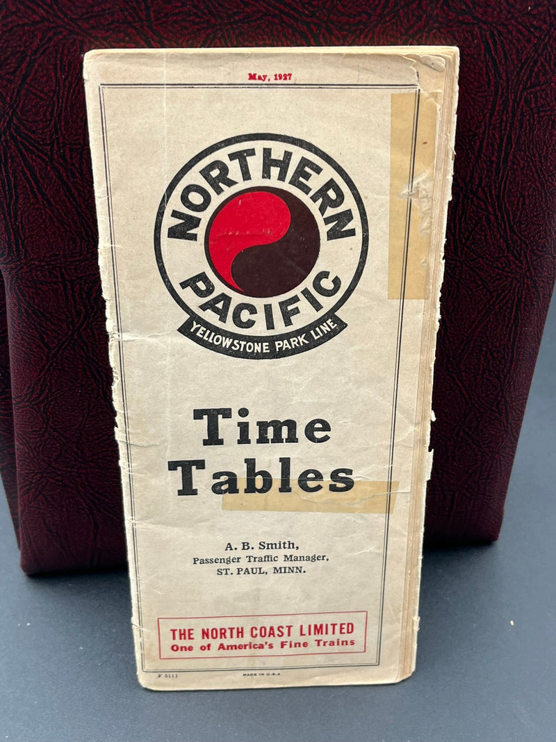 Northern pacific Time Tables 1927