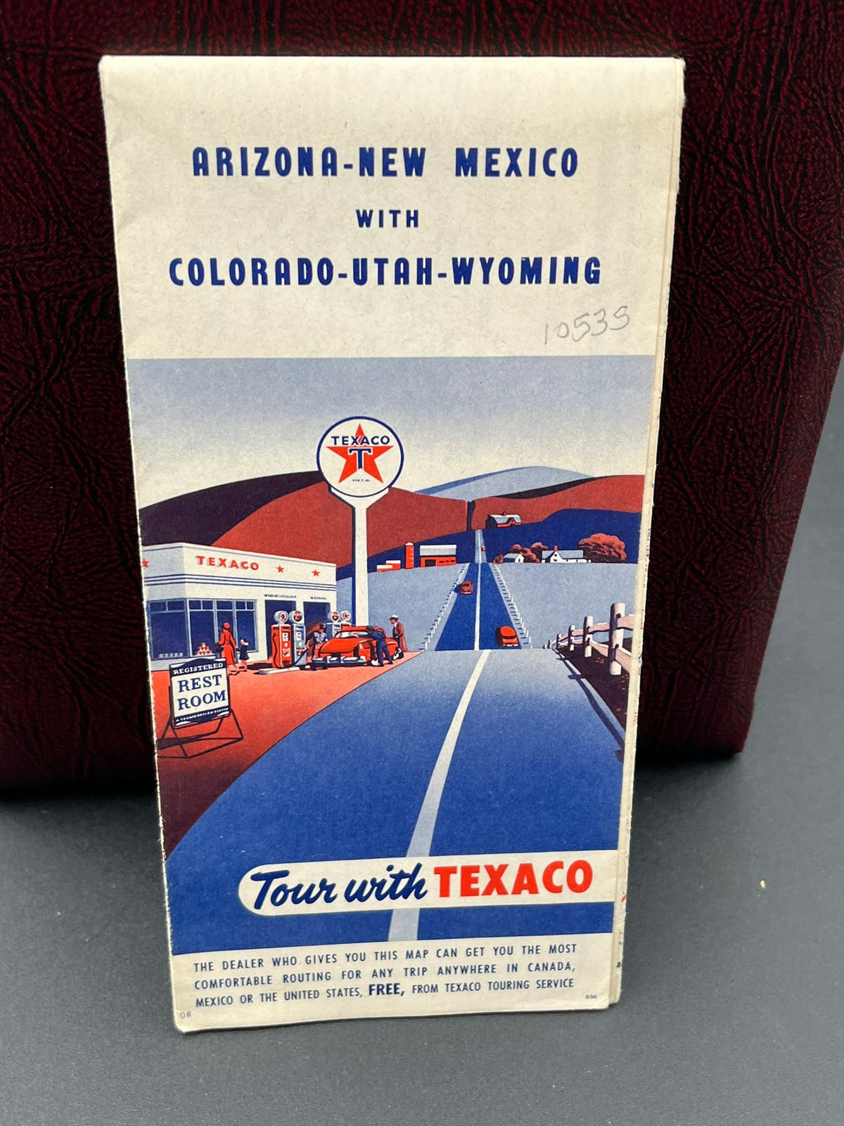 Arizona-New Mexico, Colorado-Utah-Wyoming Texaco Map