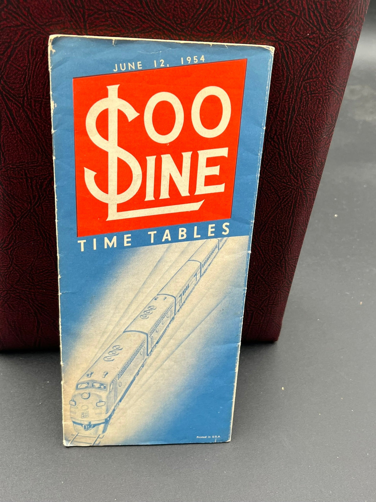 Soo Line Time Tables 1954