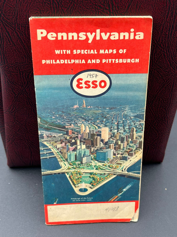 Esso Map of Pennsylvania.