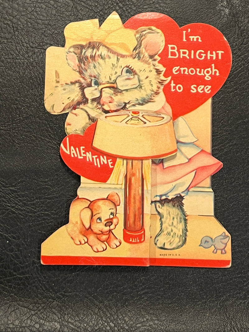 Vintage valentine - bright enough to see